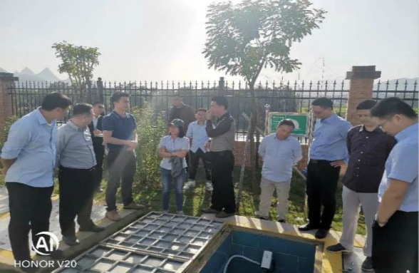 肇庆怀集县组团到清远阳山农污PPP项目考察学习