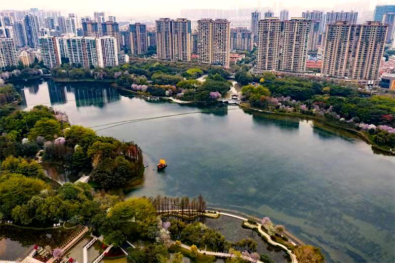 新华网：【“飞阅”中国】“绣花功夫”改出亚艺湖