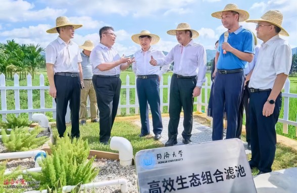 海南省委书记冯飞、省长刘小明视察三亚资源化利用试点项目