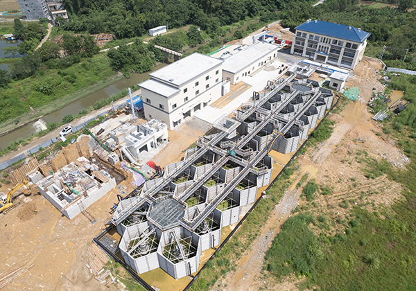 阳春示范：低碳低废型柔性蜂巢装配式污水处理厂